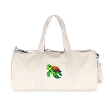 Turtle - Recycled Canvas Sports Bag by Stanley/Stella - natural - Front