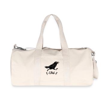 f-caw-f raven - Recycled Canvas Sports Bag by Stanley/Stella - natural - Front