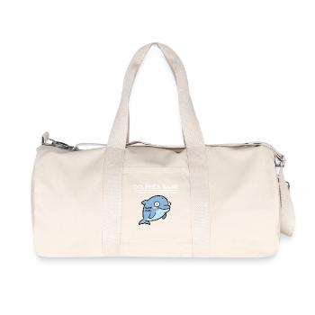 Dolphin Game Don't Look at the Dolphin Funny - Recycled Canvas Sports Bag by Stanley/Stella - natural - Front