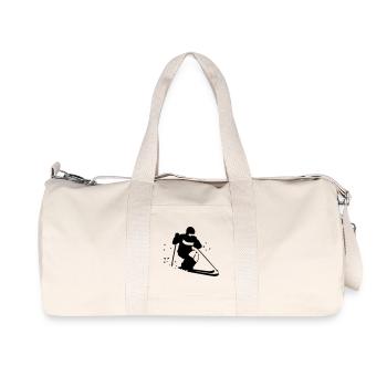 Ski de bosses - Sac de sport en toile recyclée Stanley/Stella - blanc naturel - Devant