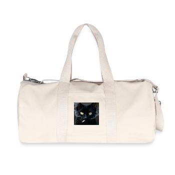 Fumer Chat Génération Z Mème Chat Fumer - Sac de sport en toile recyclée Stanley/Stella - blanc naturel - Devant