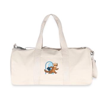 Sprint de furet à travers l’arche - Sac de sport en toile recyclée Stanley/Stella - blanc naturel - Devant
