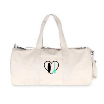 Paddle SUP Heart Board Wave Water Sport - Sac de sport en toile recyclée Stanley/Stella - blanc naturel - Devant