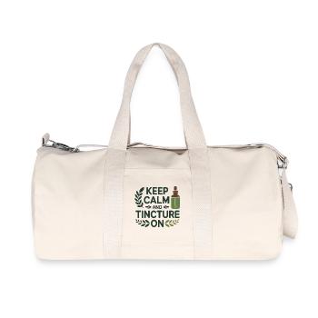 Herbalist Keep Calm And Tincture On Professional - Recycled Canvas Sports Bag by Stanley/Stella - natural - Front