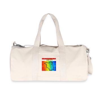 LE BRANDEBOURG RESTE COLORÉ ! PAS DE NZS, PAS DE DROIT - Sac de sport en toile recyclée Stanley/Stella - blanc naturel - Devant