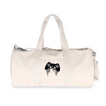 gaming kontroller - Recycelte Canvas-Sporttasche von Stanley/Stella - Naturweiß - Vorne