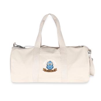 Ne me regarde pas sur ce ton ! Conception des oiseaux - Sac de sport en toile recyclée Stanley/Stella - blanc naturel - Devant