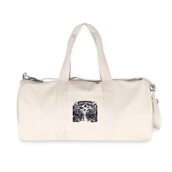 Scène de la Ville Western Spatiale - Sac de sport en toile recyclée Stanley/Stella - blanc naturel - Devant