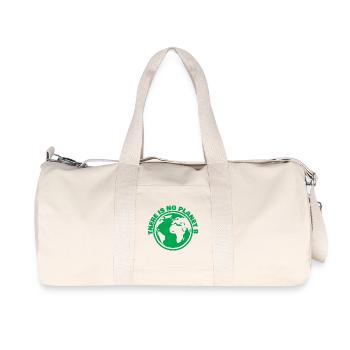 Il n’existe pas d’art écologique mondial de la Planète B - Sac de sport en toile recyclée Stanley/Stella - blanc naturel - Devant