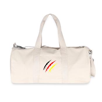 krallen_deutschland - Sac de sport en toile recyclée Stanley/Stella - blanc naturel - Devant