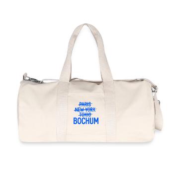 Bochum, Ruhrpott, Ruhrgebiet City Hoodie, tasse - Recycelte Canvas-Sporttasche von Stanley/Stella - Naturweiß - Vorne
