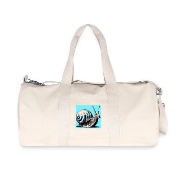 Escargot - Sac de sport en toile recyclée Stanley/Stella - blanc naturel - Devant