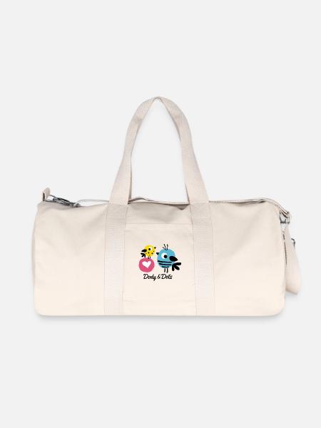 Dody und Dots- Mycolourdots - Recycelte Canvas-Sporttasche von Stanley/Stella - Naturweiß