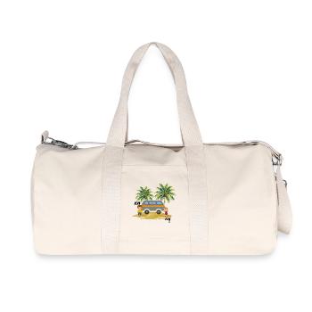 ER ICH - Recycelte Canvas-Sporttasche von Stanley/Stella - Naturweiß - Vorne
