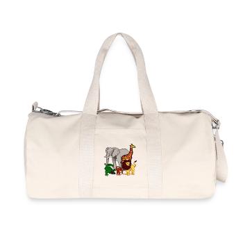 kroko 85 - Recycelte Canvas-Sporttasche von Stanley/Stella - Naturweiß - Vorne