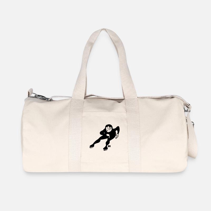 Eisschnellläufer - Recycelte Canvas-Sporttasche von Stanley/Stella - Naturweiß