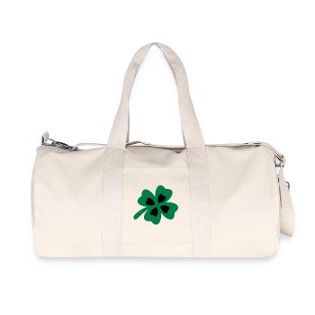 kleeblatt - Recycelte Canvas-Sporttasche von Stanley/Stella - Naturweiß - Vorne