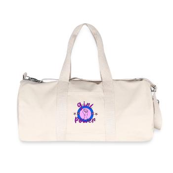 Feminine Power - Recycled Canvas Sports Bag by Stanley/Stella - natural - Front