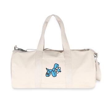 Funny Balloon Artist Dog Protective Collar Veterinarian - Recycled Canvas Sports Bag by Stanley/Stella - natural - Front