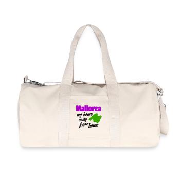 Mallorca – mein zweites Zuhause - Recycelte Canvas-Sporttasche von Stanley/Stella - Naturweiß - Vorne