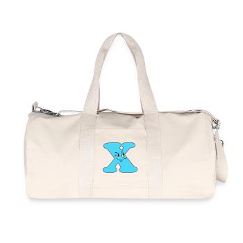 X - Recycelte Canvas-Sporttasche von Stanley/Stella - Naturweiß - Vorne
