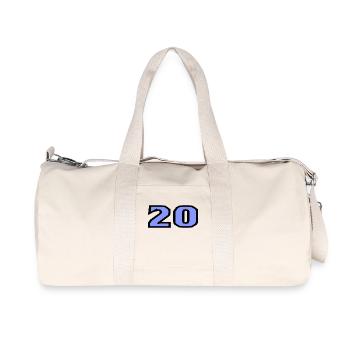 20. 20 YEARS. 20th ANNIVERSARY. 20TH ANNIVERSARY. - Recycled Canvas Sports Bag by Stanley/Stella - natural - Front