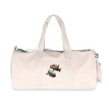 Amazonasfishing - Recycled Canvas Sports Bag by Stanley/Stella - natural - Front