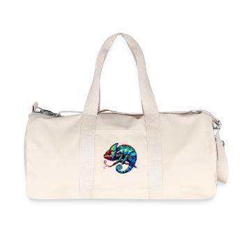 Chamäleon - Recycelte Canvas-Sporttasche von Stanley/Stella - Naturweiß - Vorne