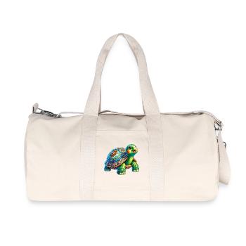 Turtle - Recycled Canvas Sports Bag by Stanley/Stella - natural - Front