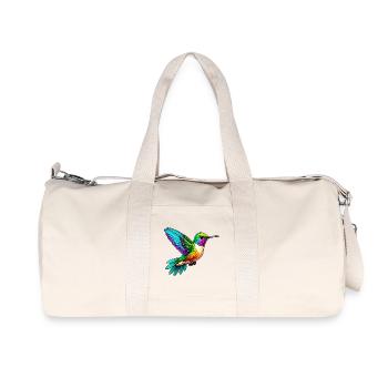 Kolibri - Recycelte Canvas-Sporttasche von Stanley/Stella - Naturweiß - Vorne