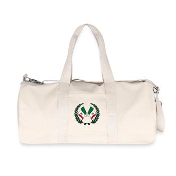 Drapeaux du Mexique en couronne de laurier - Sac de sport en toile recyclée Stanley/Stella - blanc naturel - Devant