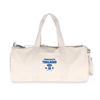Thalassotherapie, Massage, Tonerde - Recycelte Canvas-Sporttasche von Stanley/Stella - Naturweiß - Vorne