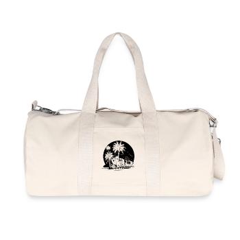 Chemin de fer - Sac de sport en toile recyclée Stanley/Stella - blanc naturel - Devant