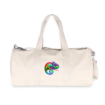 Caméléon - Sac de sport en toile recyclée Stanley/Stella - blanc naturel - Devant