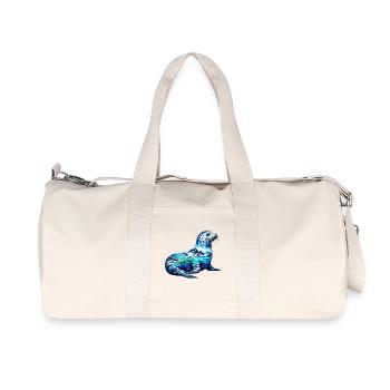 Seal - Recycled Canvas Sports Bag by Stanley/Stella - natural - Front