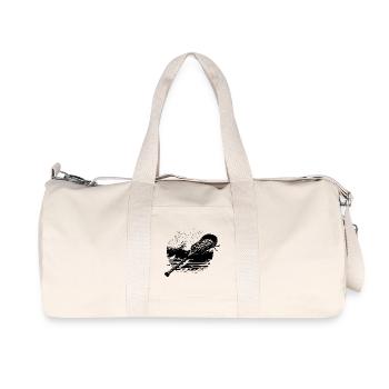 Bâtons de crosse - Sac de sport en toile recyclée Stanley/Stella - blanc naturel - Devant