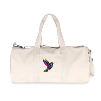 Kolibri - Recycelte Canvas-Sporttasche von Stanley/Stella - Naturweiß - Vorne