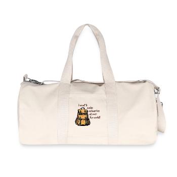 Je veux créer des souvenirs - Sac de sport en toile recyclée Stanley/Stella - blanc naturel - Devant