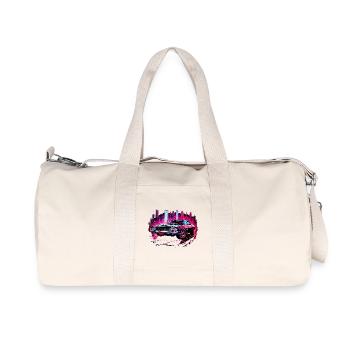 voiture03 - Sac de sport en toile recyclée Stanley/Stella - blanc naturel - Devant