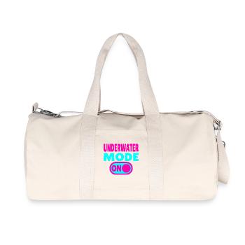 Underwater Mode ON - Recycled Canvas Sports Bag by Stanley/Stella - natural - Front