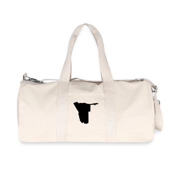 Nambia Silhouette - Recycled Canvas Sports Bag by Stanley/Stella - natural - Front