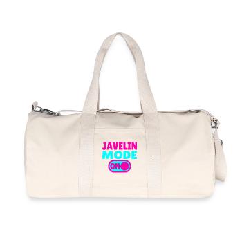 Javelin Mode ON - Javelin Throw - Recycled Canvas Sports Bag by Stanley/Stella - natural - Front