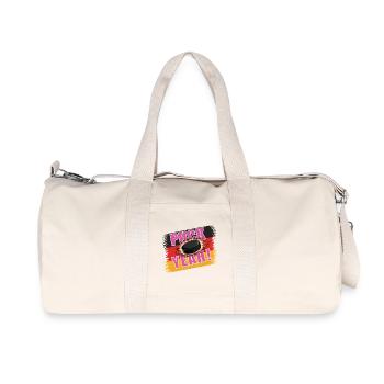 Puck Yeah – Eishockey T-Shirt - Recycled Canvas Sports Bag by Stanley/Stella - natural - Front