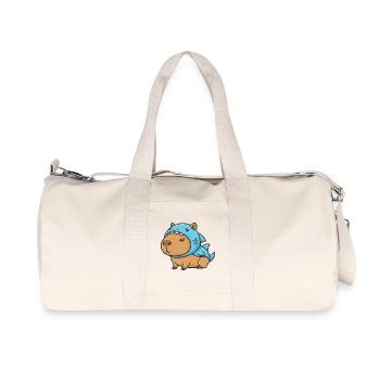 Süße Capybara Hamster Meerschweinchen Karneval  - Recycelte Canvas-Sporttasche von Stanley/Stella - Naturweiß - Vorne
