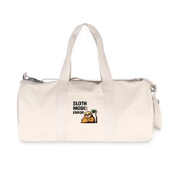 Sloth Mode Error - Recycled Canvas Sports Bag by Stanley/Stella - natural - Front