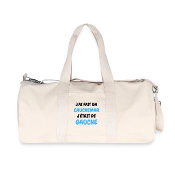 J'AI fait un Caumar J'était De Gauche - Sac de sport en toile recyclée Stanley/Stella - blanc naturel - Devant