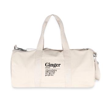 Gingers Are People Too - Recycled Canvas Sports Bag by Stanley/Stella - natural - Front