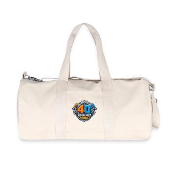40 years of running since 1986 - Recycled Canvas Sports Bag by Stanley/Stella - natural - Front