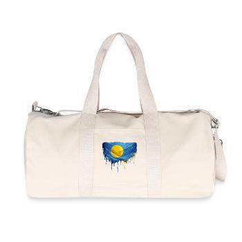 Palau Dripping Flag - Recycled Canvas Sports Bag by Stanley/Stella - natural - Front