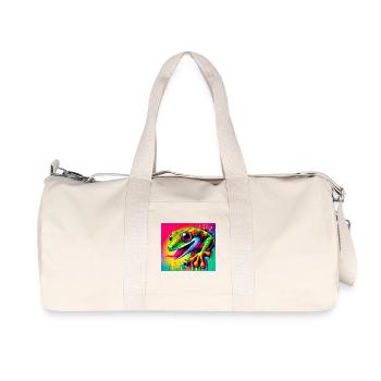 Gecko - Recycled Canvas Sports Bag by Stanley/Stella - natural - Front